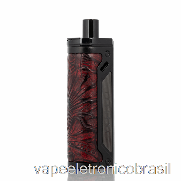 Vape Recarregável Perdido Vape Thelema 80w Pod Mod Kit Preto / Couro Ukiran